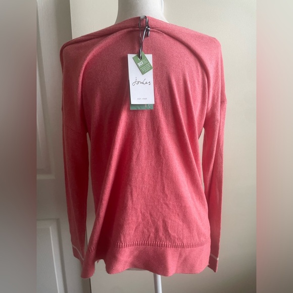 Joules Pink Cotton Sweater - Picture 2 of 3